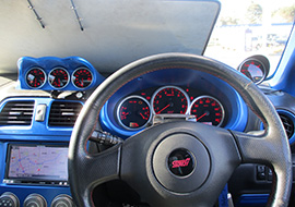 インプレッサオプションメーター